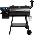 Z GRILLS ZPG-550B2 Wood Pellet Grill &amp Smoker with PID 3.0 Controller 553 sq in Cooking Area Meat Probe Hopper Cleanout 8 in 1 BBQ Grill Outdoor Auto Temperature Control Black