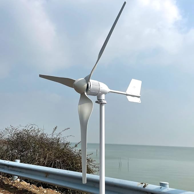 3000W 48V Wind Turbine Generator with Hybrid MPPT Controller 3KW Permanent Magnet Generator for Homeuse 3 Blades Free Energy Windmill (with MPPT Controller)