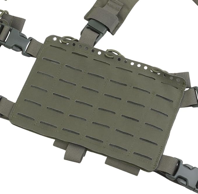WoSporT Tactical Chest PackPlacard Split Front Chest Rig MOLLE System Magazine Pouch