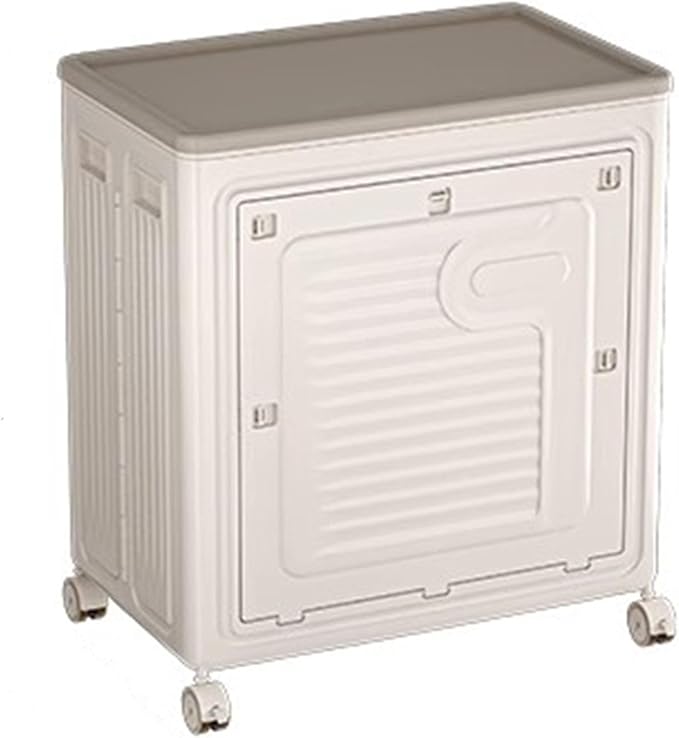 Foldable Clothes Storage Bin With Lid 125L/114QT Large Capacity Closet Organizer With Wheels Home Storage Box For Living Room Bedroom Laundry Room