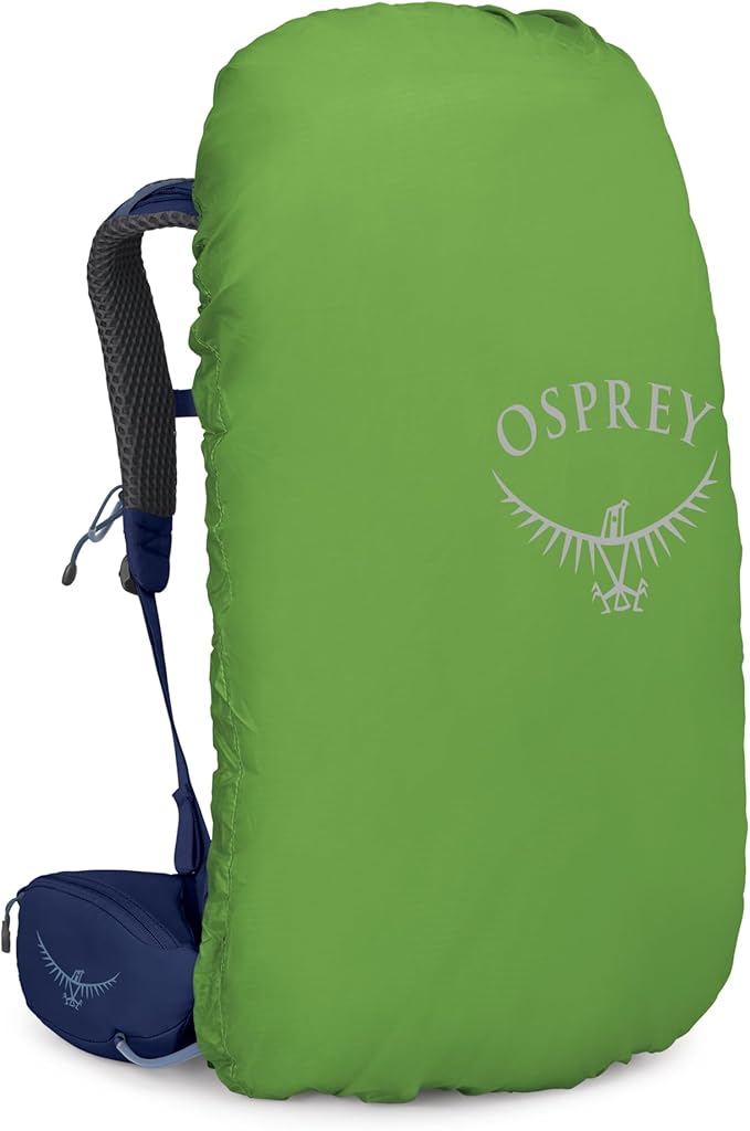 Osprey Kyte 38L Women's Backpacking Backpack Serenity Blue - Hiking &amp Camping Bag with Waterproof Raincover X-Small/Small