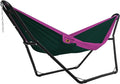 Hammock Stand Steel Hammock Frame Heavy Duty 550 LBS Capacity 2Person Fits Hammocks 9 to 14 Ft Portable Hammock Rack Adjustable Universal for Indoor Outdoor Backyard Camping Use
