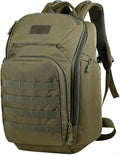 LINGYUE Tactical Backpack BagpackWaterpoof Resistant Outdoor Hiking Travel Daypack With 14 Laptop Compartment(Green)