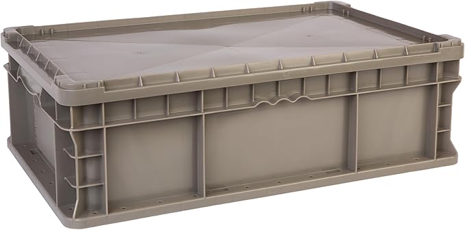 Hudson Exchange 24 x 15 Lid For Straight Wall Handled Storage Container Tote Gray/Brown