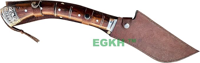 Handmade Forged Viking Axe with Etching on the Handle with Leather Case Custom Rose Wood Handle Carbon Steel - Veteran Camping Hatchet