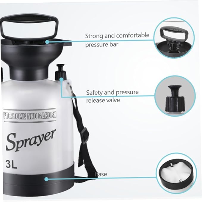 Portable Shower Portable Camping Shower 5L with 10 Modes Sprayer Head and 9.84ft Hose for Garden Picnic Hiking Beach Car Cleaning