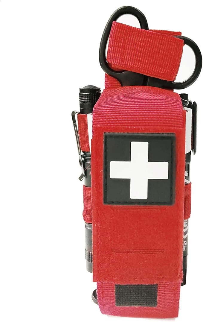 Laser Cut Tactical Molle Tourniquet Pouch TQ Holder Tourniquets Holster IFAK TQ Tourniquet Case Trauma Medical Shear Pouch Pen and Penlight Holder