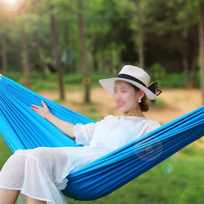 Portable Hammock Portable Outdoor Camping Hammock Canvas Color Hammocks Home Courtyard Balcony Dormitory Swing for Backpacking Beach (Color : F)