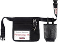 Mini -Premium Hip/Waist Pouch/Belt Clip / 6 Pocket -2-Sided/Drink Pouch/Key Carabiner/ID Sleeve (Up to 54 Waist)