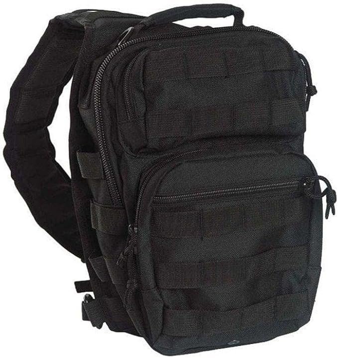Mil-Tec by Sturm Single Strap Assault Pack Black Small 14059102