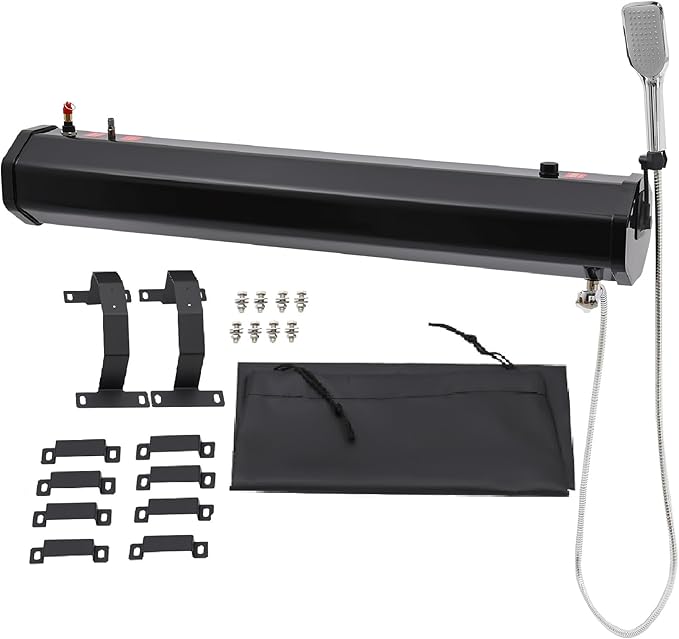 7.93Gal/30L Pressurized Water Tank Camping Portable Water Tank for Camping Shower Roof-Mounted Roof Rack Water Tank Car Truck Water Tank Overland Water Tank