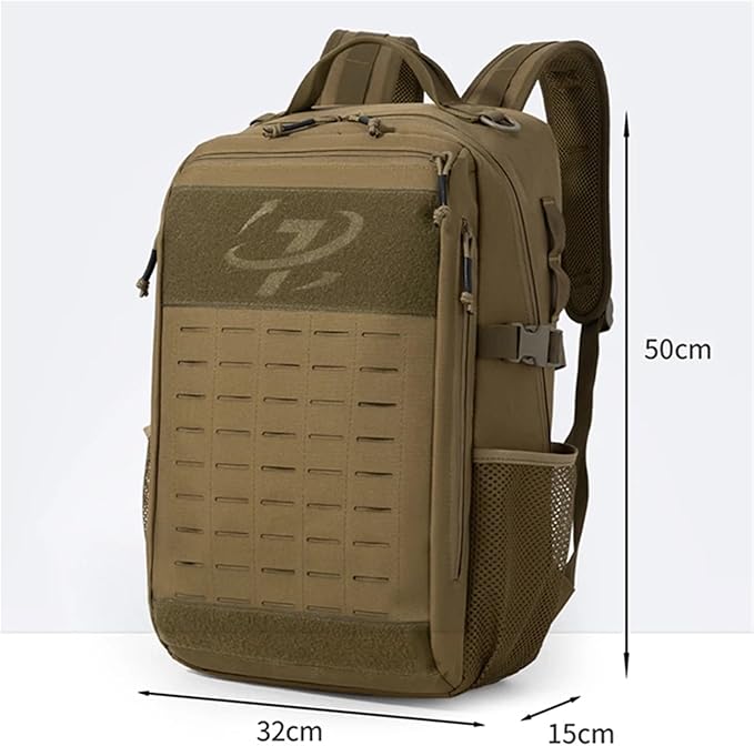 Climbing Backpack Outdoor Tactical Molle Bag Sports Camping Rucksack Multipurpose Hiking Fishing Hunting Mountaineering Backpack(BCP)