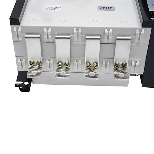 Automatic Transfer Switch 4-Poles AC 110V 220V Dual Power Generator Changeover Switch 4P/250A
