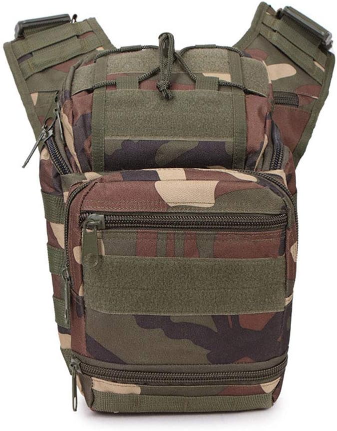 Outdoor Sports Hiking Sling Bag Shoulder Gear Pack Chest Range Bag Molle Camouflage Tactical Versipack