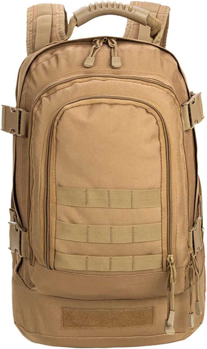 Greencity Laptop Backpacks Tactical 3 Day Expandable Bug Out Bag Classic Case Travel HikingCoyote