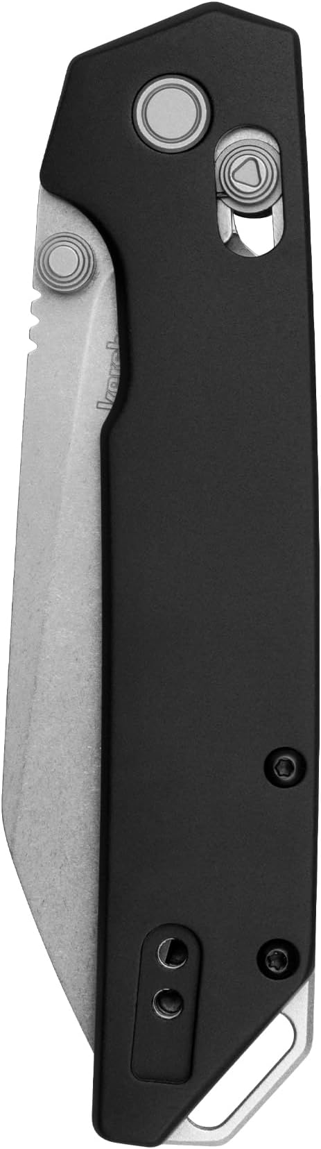 Kershaw Iridium Reverse Tanto Folding Pocket Knife Sleek 3.4 inch D2 Steel Blade DuraLock Locking Mechanism Aluminum Handle Designed in the USA