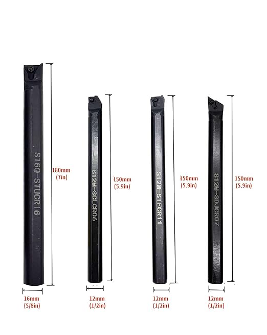 S12M-SCLCR06 S12M-SDJCR07 S16Q-STUCR16 S12M-STFCR11Indexable Turing Tool Holder Boring Bar with CCMT21.51 DCMT21.51 TCMT32.51 TCMT21.51 Carbide TurningInsert