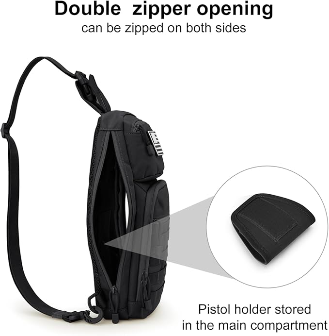 G4Free Outdoor Tactical Bag Backpack and 10L Tactical EDC Sling Bag Backpack