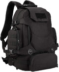 UNISTRENGH 40L Military Style Backpack Tactical Rucksack Hunting Backpack MOLLE System Outdoor Travel Bag Army Gear Daypack Black