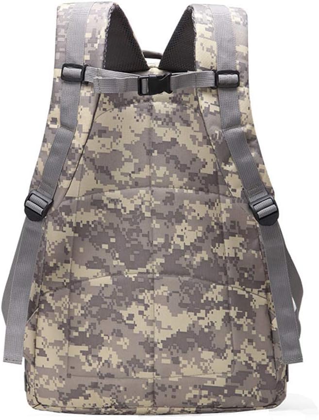 Outdoor Sports Pack Hiking Bag Tactical Rucksack Camo Knapsack Combat Camouflage Tactical Molle Backpack - Tan