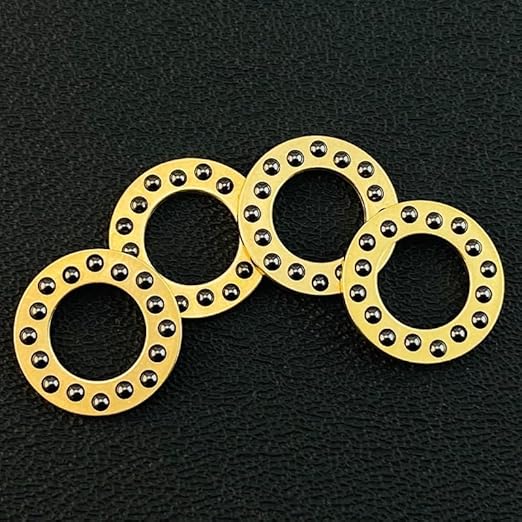 2-Piece Set Brass Cage Bearing with Outer Diameters 14.3MM