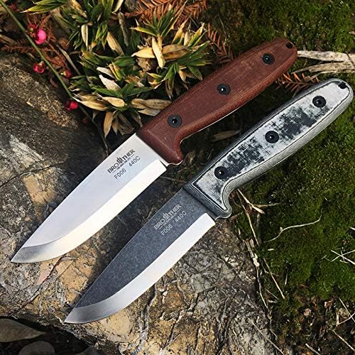 Watchman Brother F006 Fixed Blade Knife Micarta 440C