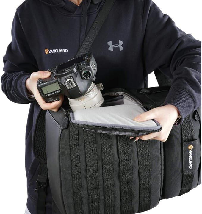 VANGUARD VEO Range T48 Backpack for Pro DSLR/Mirrorless Cameras Tactical Style - Black