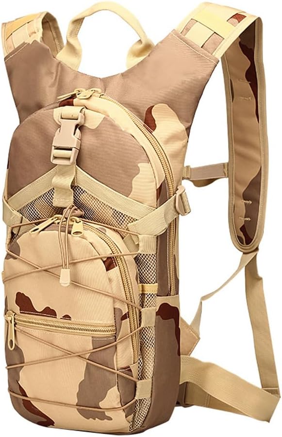Tactical Backpack Small Military Daypack Assault Pack Rucksack Bag for Travel Hiking Running Outdoor Sports (Sansha Color)