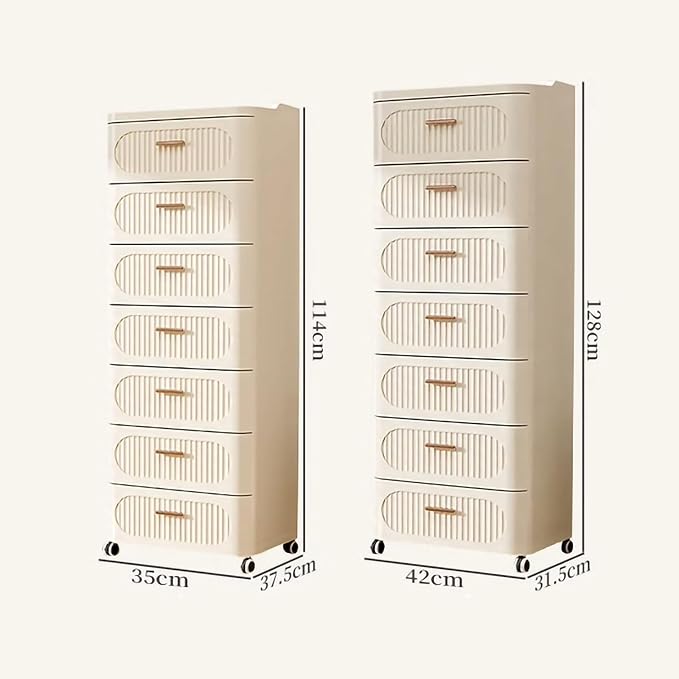 Storage Bins With Drawers Various Layers To Choose From Large Storage Space for Bedroom Study Office 7 35 * 37.5 * 114 CM