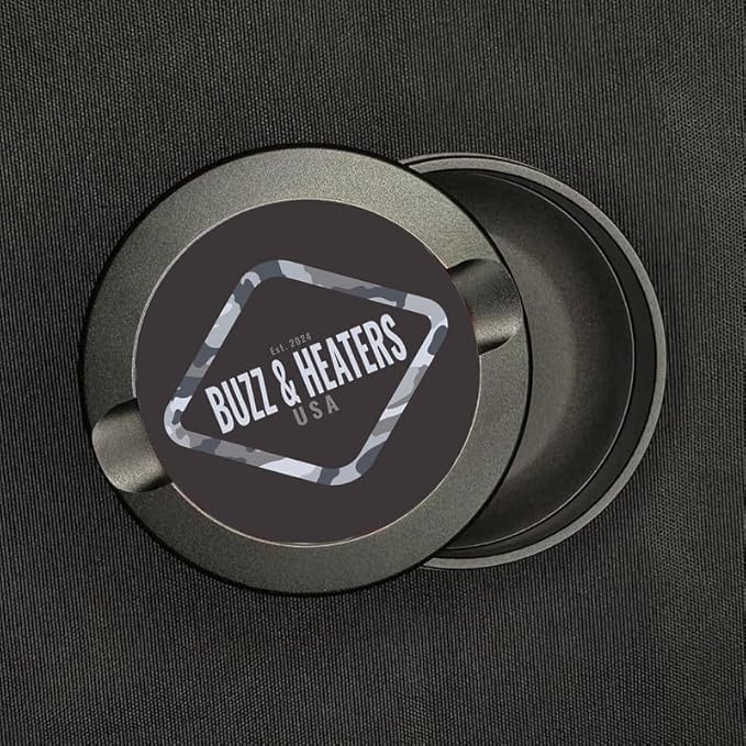 Buzz &amp Heaters Metal Container for Zyn | Holder | Can | Pouch | Hunting Accessories | Urban Camo