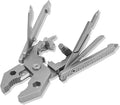 25-in-1 Multitool Stainless Steel Foldable Multi Tool Portable Multi-Functional Pliers Wrench Pocket Knife Wire Cutter Screwdriver Bottle Opener for Outdoor Survival Camping Hiking