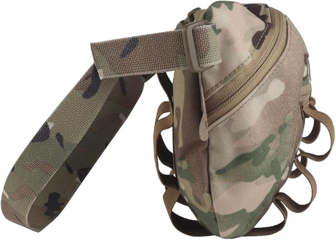 Large Multi-Purpose Drop Pouch Universal Tactical Fanny Pack Vest Hook and Loop EDC Admin Wait Bag