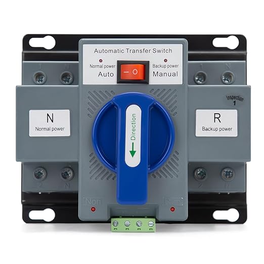 110V 63A 2P Automatic Transfer Switch Dual Power Automatic Transfer Switch 50HZ/60HZ Generator Changeover Switch