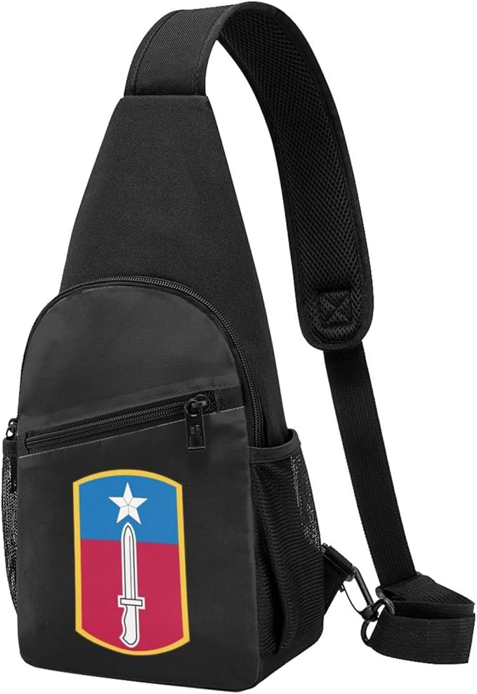 US Army 205th Infantry Brigade Chest Pack Leisure Shoulder Crossbody Chest Bag