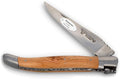 Laguiole en Aubrac Handmade Knife 12 cm L0212GEIF Juniper Wood Handle Blade and bolsters Stainless Steel
