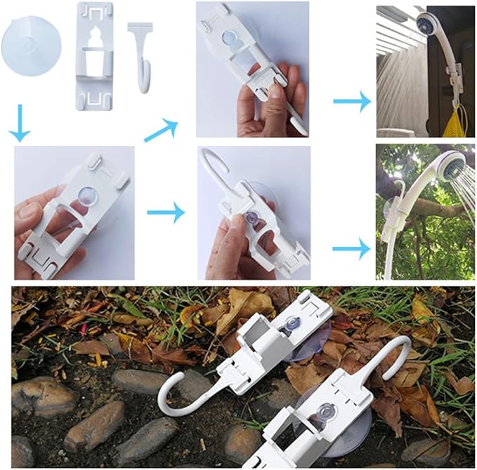 Ejoyous Portable Camping Shower Outdoor Electric Shower with Rechargeable Handheld Showhead Portable Shower for Hiking Pet Cleaning Watering and Beach Washing