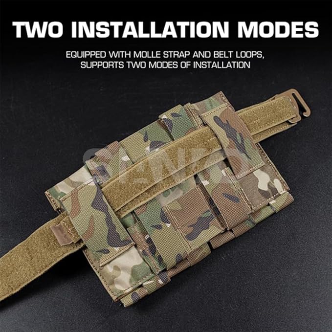Tactical First Aid Kit MOLLE IFAK Pouch Medical EMT BagCompact Quick Release Emergency Pack For Outdoor Sport Military Game Hunting Airsoft (Tan)