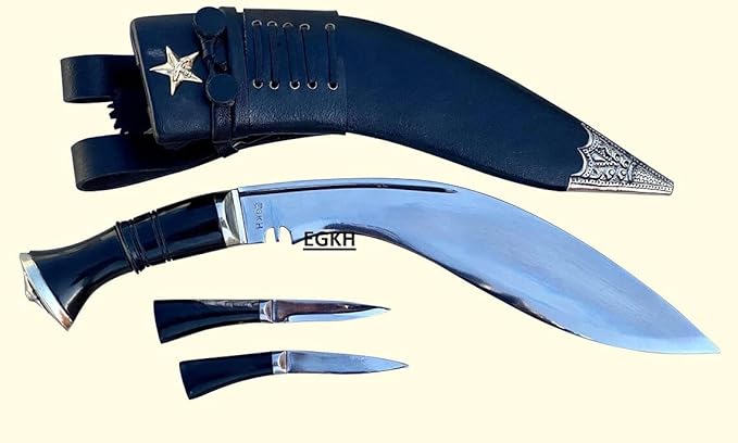 Kukri - BSI Historical Khukri - British Army Service No. 1 Khukuri With Sheath - Knife - High Carbon Steel Hand Forged Blade in Nepal