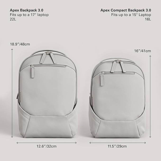 Troubadour Apex 4.0-22L Premium Laptop Backpack - Ergonomic &amp Water Resistant - Designed for Work and Travel - Scree