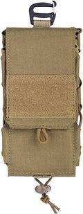 Tactical Molle Pouch Outdoor Mobile Phone Storage Bag Waterproof EDC Waist Bag for Phone Pen Sport Trail Running Hiking