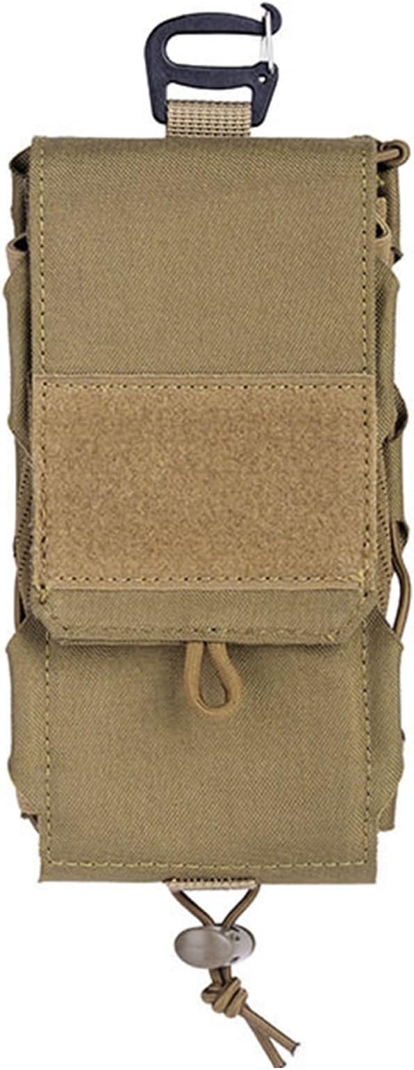 Tactical Molle Pouch Outdoor Mobile Phone Storage Bag Waterproof EDC Waist Bag for Phone Pen Sport Trail Running Hiking