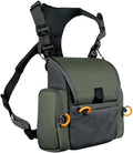 Genérico Compatible For Harness Chest Pack Tactical Adjustable Multipurpose Waterproof Pouch Sturdy Roller Easy to Carry(Army Green)