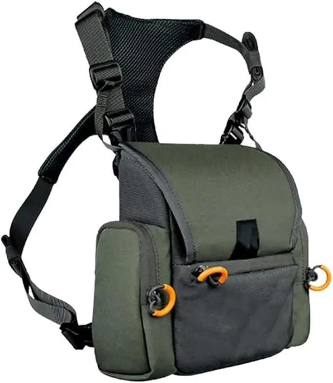 Genérico Compatible For Harness Chest Pack Tactical Adjustable Multipurpose Waterproof Pouch Sturdy Roller Easy to Carry(Army Green)