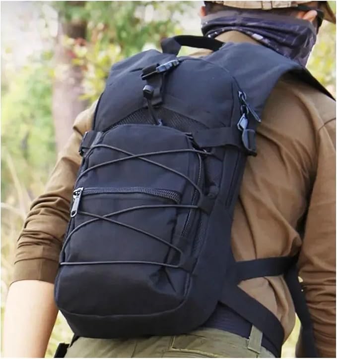 Compatible For 15L Tactical Backpack Hiking Bicycle Backpacks Outdoor Sports Cycling Climbing Camping Bag(ACU digital)