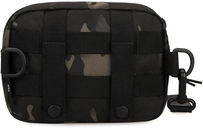 Tactical Compact EDC Pouch Small Molle Pouch Smartphone Pouch Tool Holster Pocket Gadget Waist Bag Pack Versatile Pouch for Camping Hiking Outdoor Gear