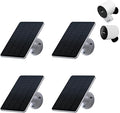 Solar Panel Compatible with Simplisafe Outdoor Camera Series 2 Wireless and Wired 4Pack Waterproof Solar Charger with Adjustable Wall Mount 10ft Micro USB Port Charging Cable