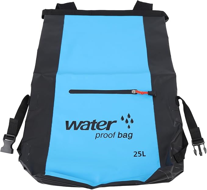 RiToEasysports Dry Bag25L Roll Top Backpack Sack Floating Drybag for Kayaking Rafting BoatingSwimming (Blue)