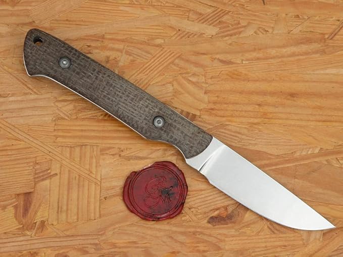 White River Small Game Natural Burlap Micarta Handle