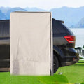 Shower Awning Tent with Roof Vehicle Side Shower Room with LED Light Outdoor Camping Privacy Shelter Restroom Bathroom Waterproof (100x100x200cm)
