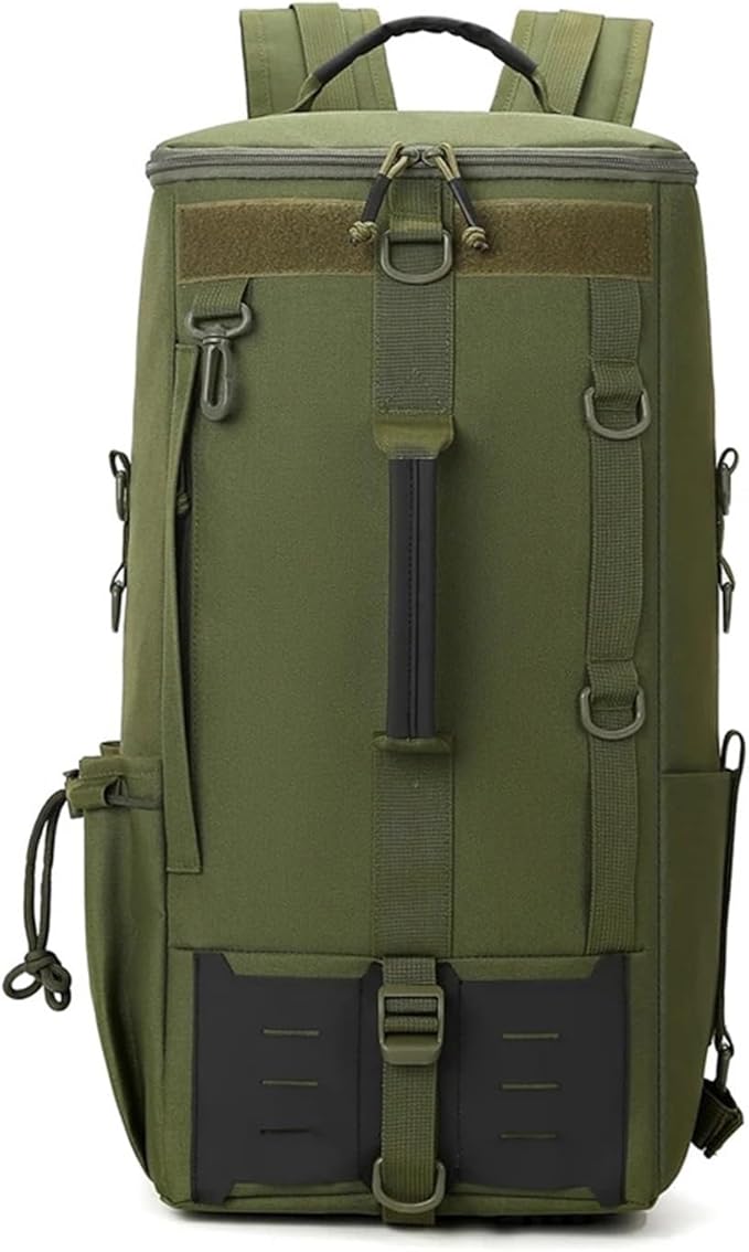 Genérico Compatible For Tactical Climbing Backpack Large Capacity Hiking Trekking Camping Fishing Handbag Travel(Green)